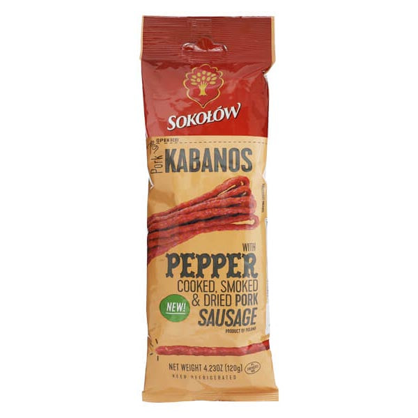 Pre Pack Kabanosy Pepper – 4.23 oz (120gr)